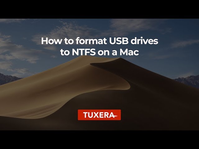 format usb to ntfs for windows or mac
